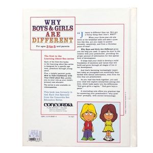 Why Boys & Girls are Different Hardcover Book for Ages 3-5